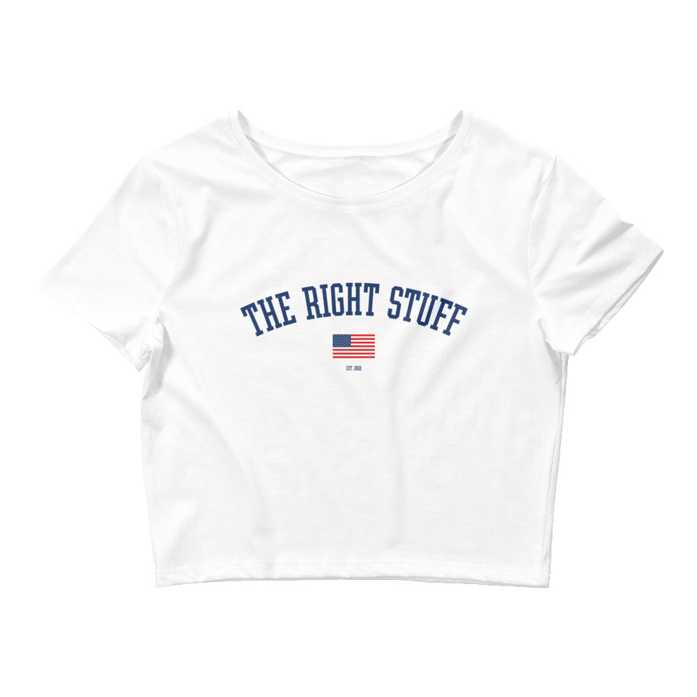 The Right Stuff Crop Tee